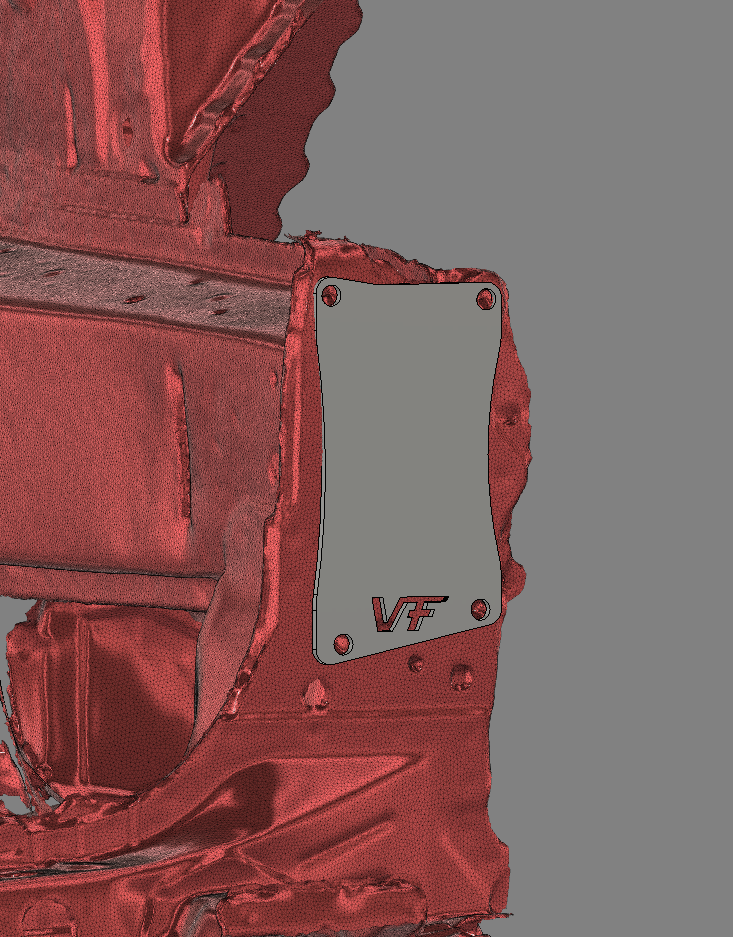 GT86 front chassis leg plates