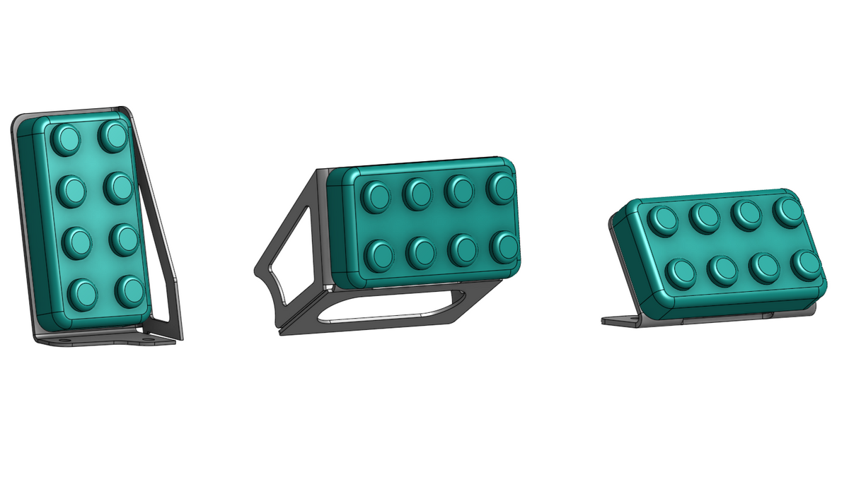8 button CAN keypad mounts