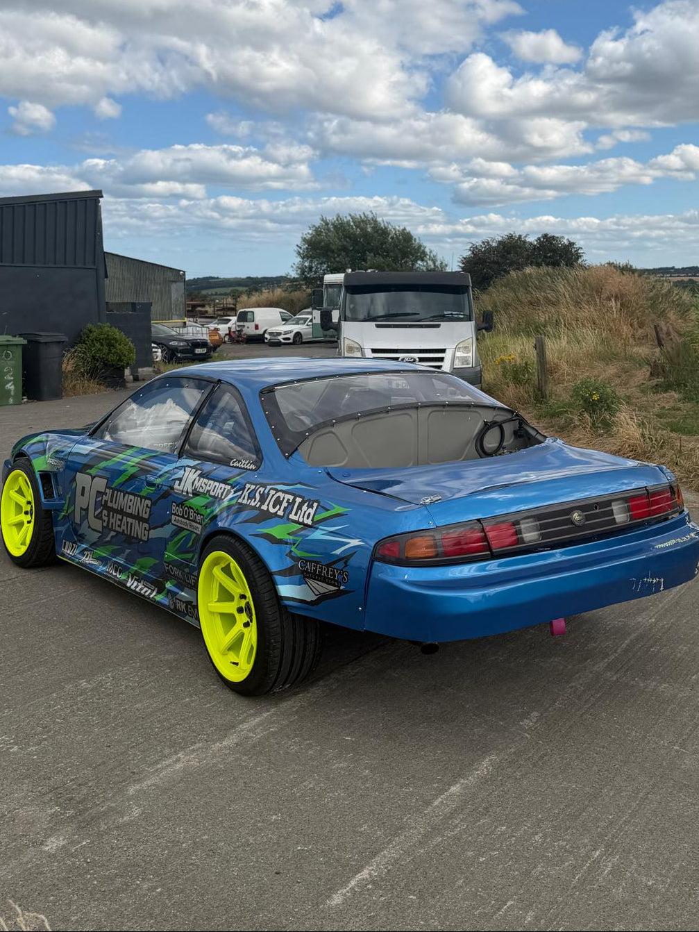 Nissan Silvia S14 rear bulkhead (firewall) kit