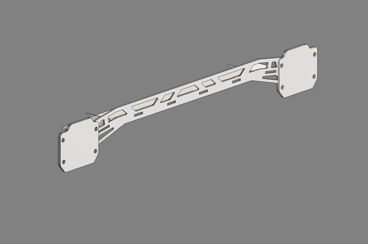GT86 rear chassis leg reinforcment plates