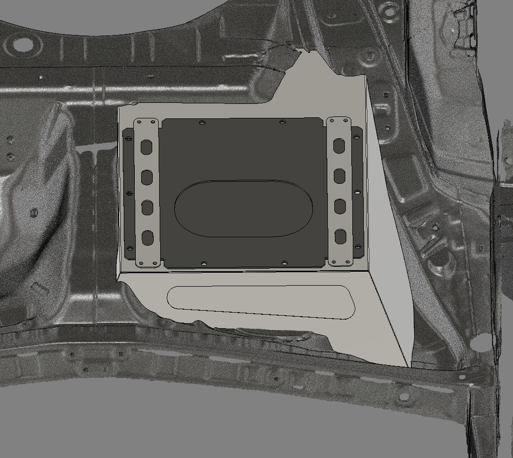 GT86 In-Car Fuel Cell Mount – Radium 6 Gallon
