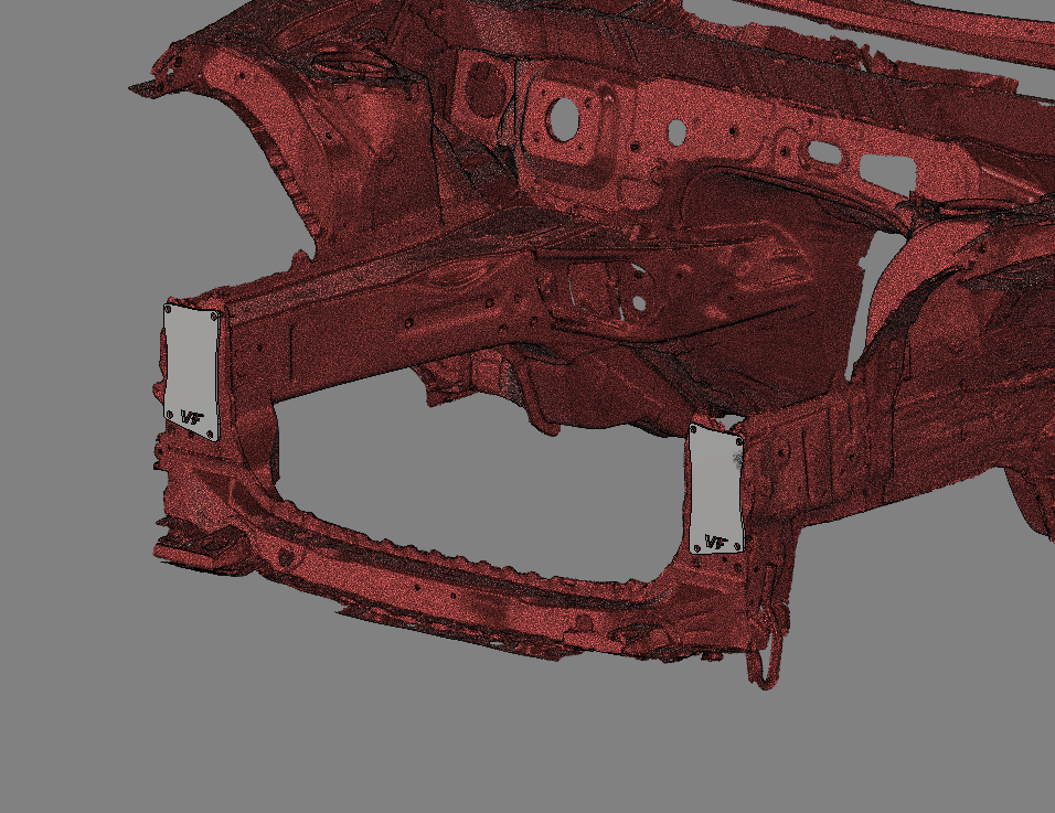 GT86 front chassis leg plates