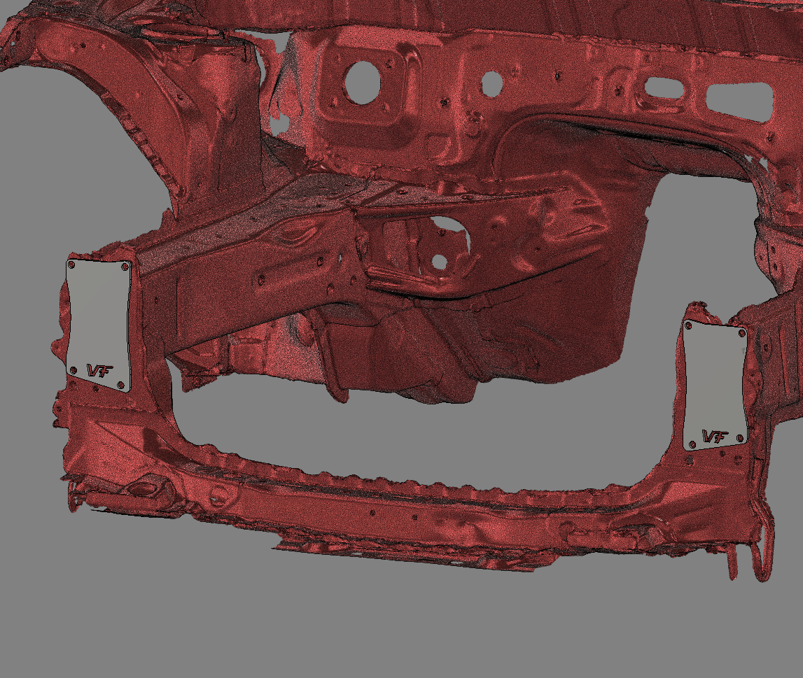 GT86 front chassis leg plates