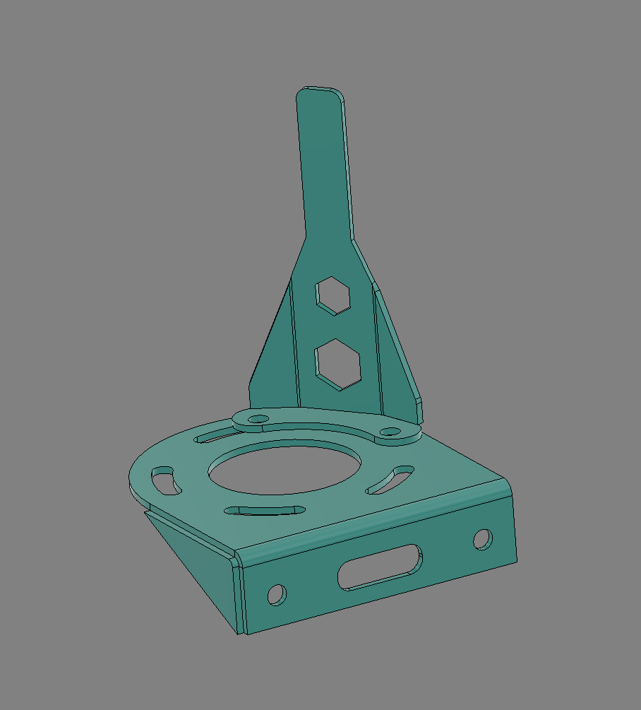 Opel/GM electric power steering mounting bracket