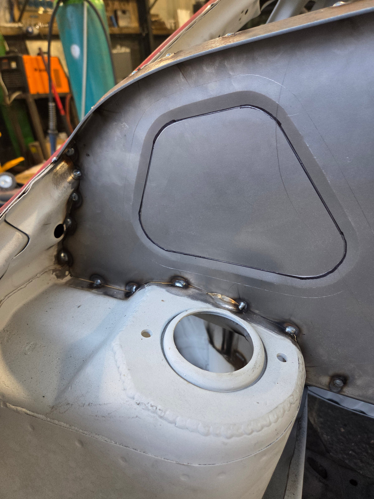 Nissan Silvia S14 rear bulkhead (firewall) kit